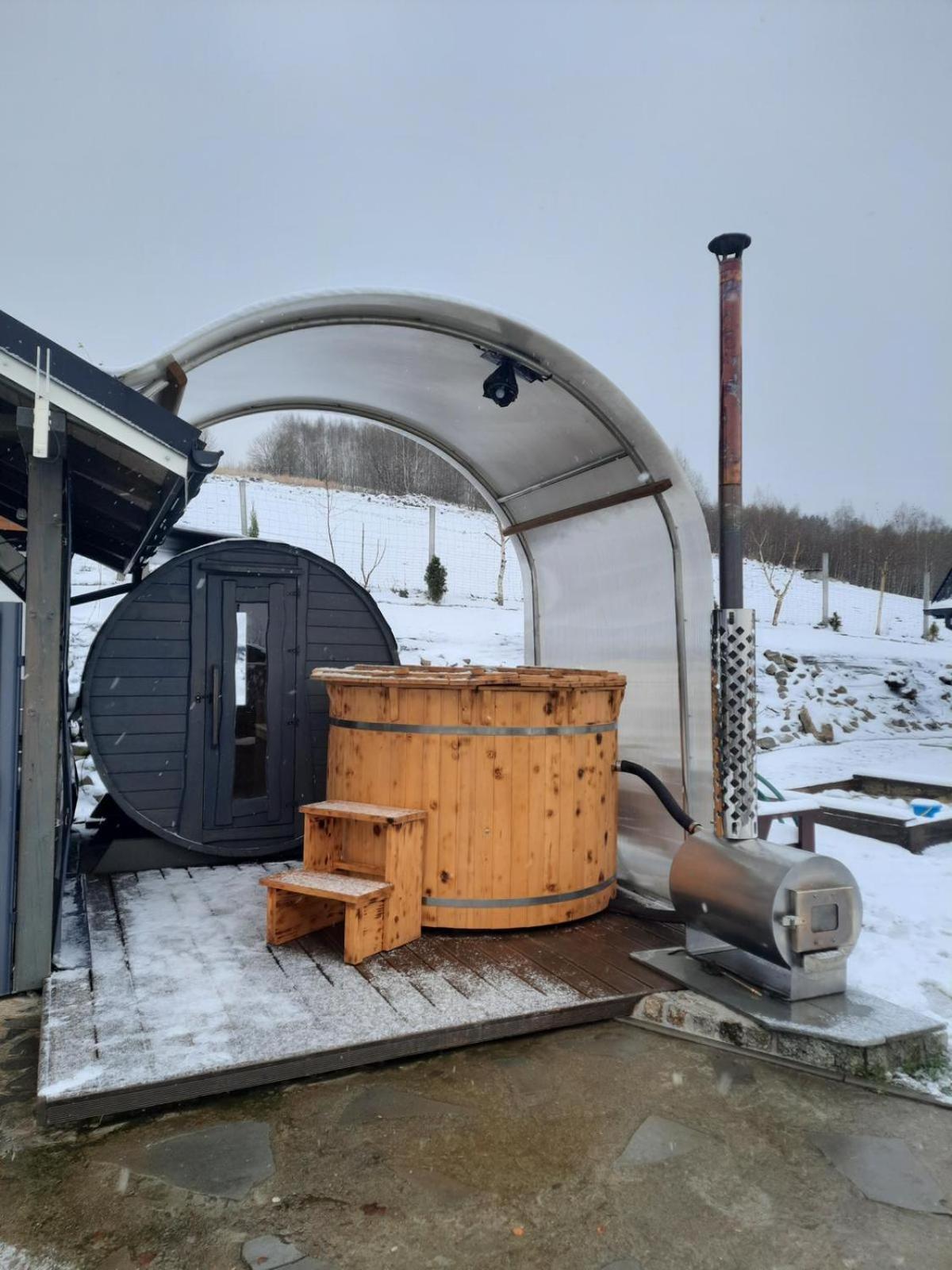 Domki- Limanowa, Z Balia I Sauna Holiday home *