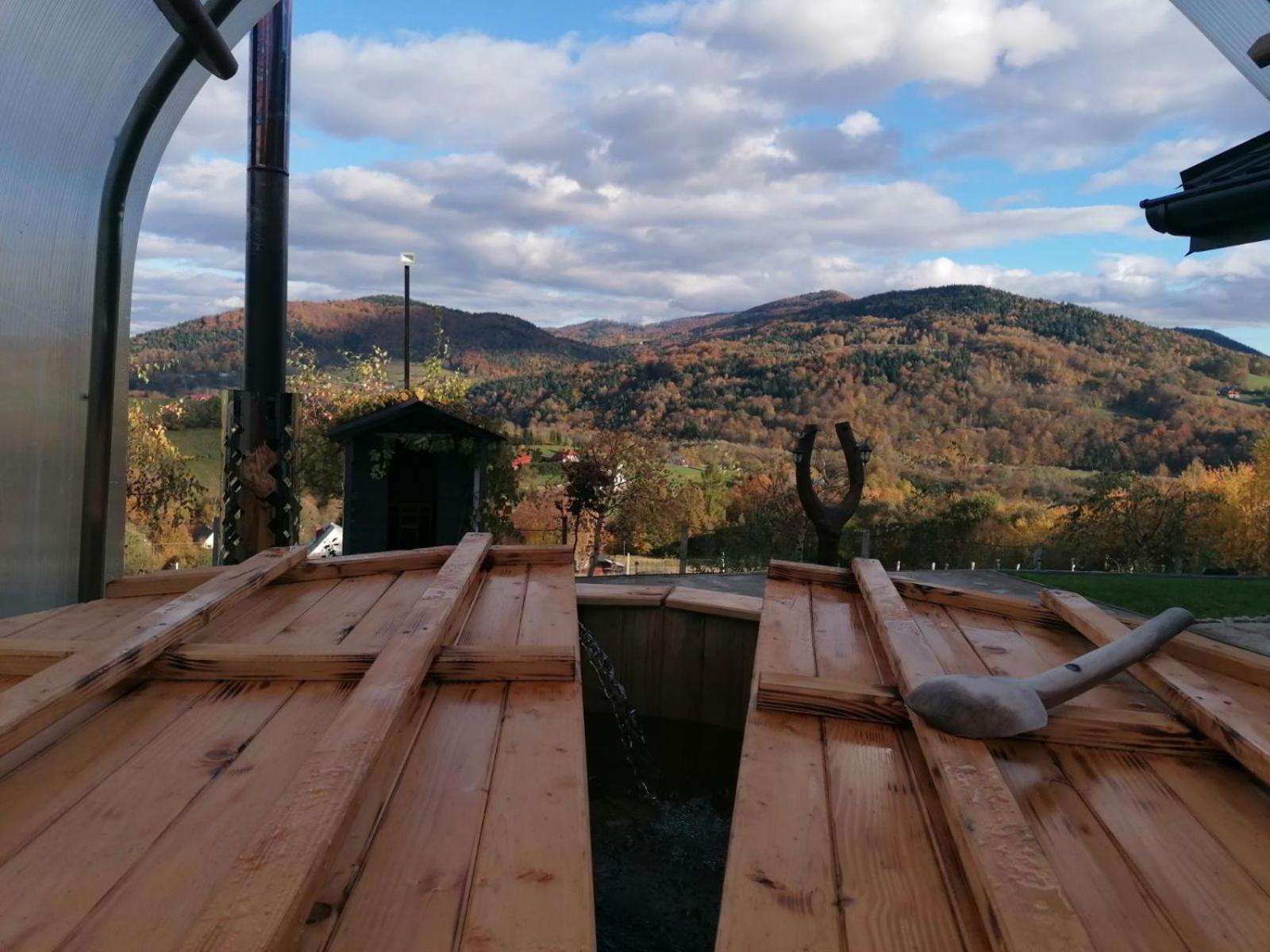 Domki- Limanowa, Z Balia I Sauna Holiday home Limanowa